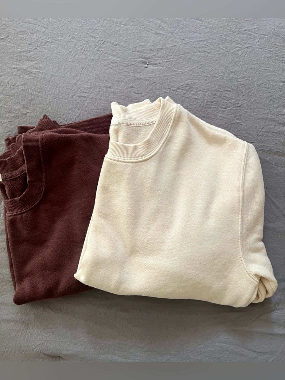 🤎🫶🏻Z-Supply Sweatshirt Bundle-Chocolate Brown and Cream🫶🏻🤎